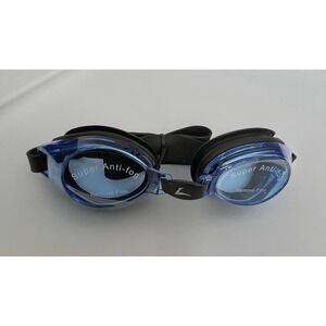 Leader Swim Goggles Adult Blue Black Castaway  Regular Fit New Without Packaging